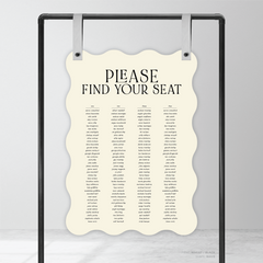 AlI I Ask Of You: Wedding Seating Chart