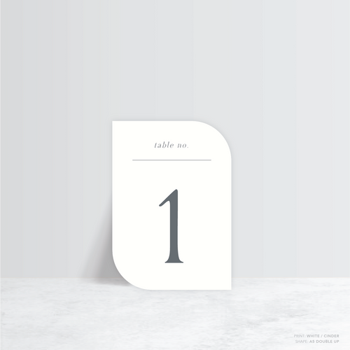 All I Ask Of You: Wedding Table Number