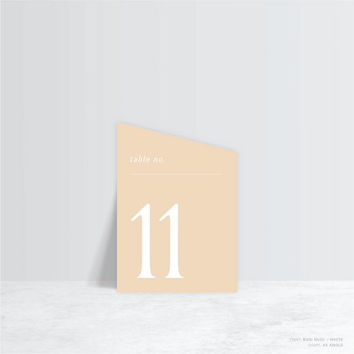 All I Ask Of You: Wedding Table Number
