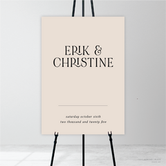 AlI I Ask Of You: Wedding Welcome Sign