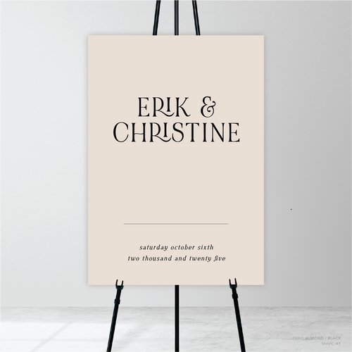 AlI I Ask Of You: Wedding Welcome Sign