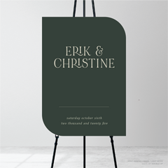 AlI I Ask Of You: Wedding Welcome Sign