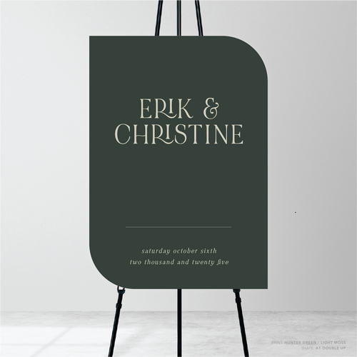 AlI I Ask Of You: Wedding Welcome Sign