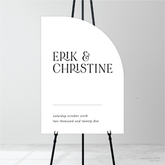 AlI I Ask Of You: Wedding Welcome Sign