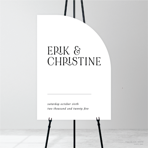 AlI I Ask Of You: Wedding Welcome Sign