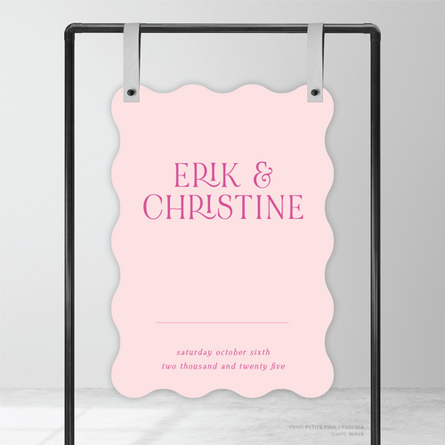 AlI I Ask Of You: Wedding Welcome Sign