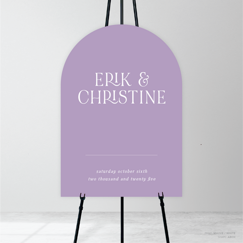 AlI I Ask Of You: Wedding Welcome Sign