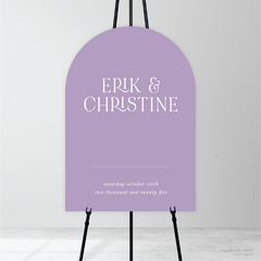 AlI I Ask Of You: Wedding Welcome Sign