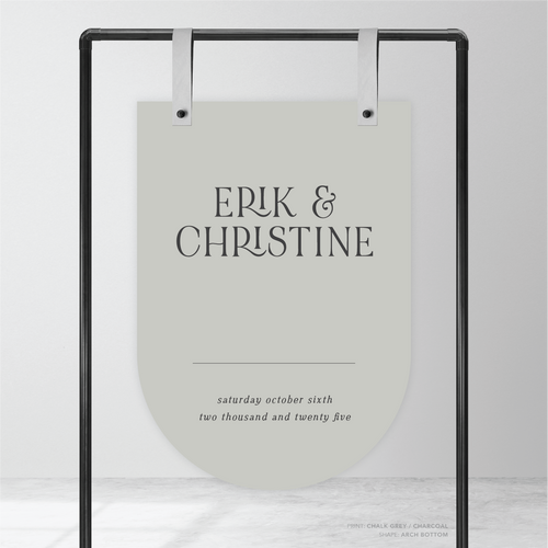 AlI I Ask Of You: Wedding Welcome Sign