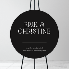 AlI I Ask Of You: Wedding Welcome Sign