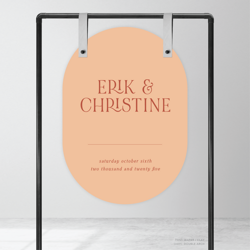 AlI I Ask Of You: Wedding Welcome Sign