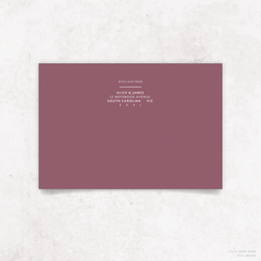 Amelia: Envelope Print Back