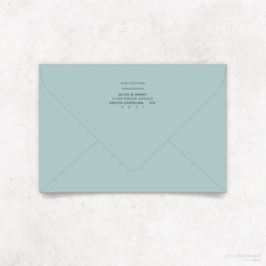 Amelia: Envelope Print Back