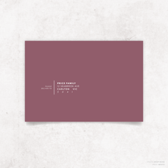 Amelia: Envelope Print Front