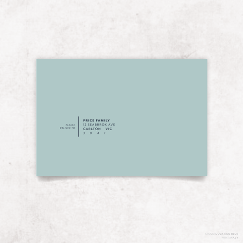 Amelia: Envelope Print Front