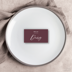 Amelia: Baptism Place Card