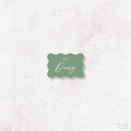 Amelia: Baptism Place Card