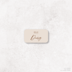 Amelia: Baptism Place Card