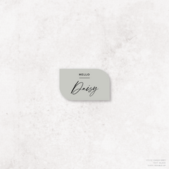 Amelia: Baptism Place Card