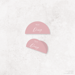 Amelia: Baptism Place Card