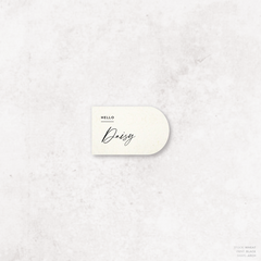 Amelia: Baptism Place Card