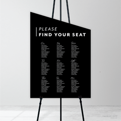 Amelia: Baptism Seating Chart