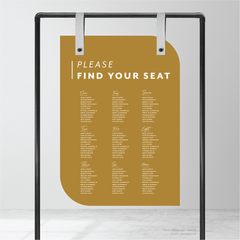 Amelia: Baptism Seating Chart