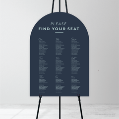 Amelia: Baptism Seating Chart