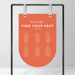 Amelia: Baptism Seating Chart