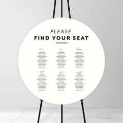 Amelia: Baptism Seating Chart
