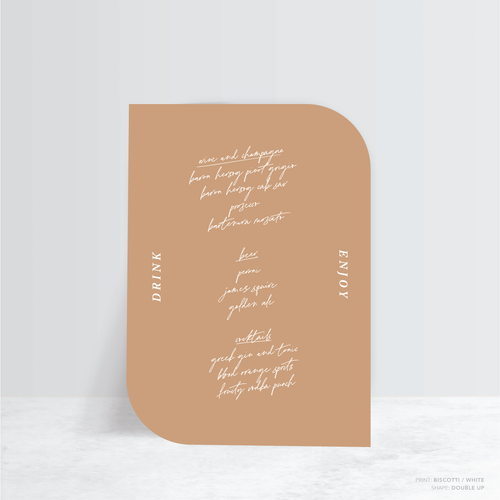 Before Sunrise: Wedding Bar Sign