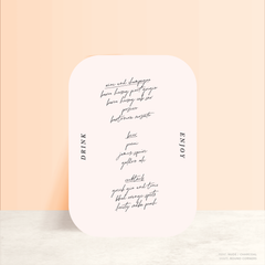 Before Sunrise: Wedding Bar Sign