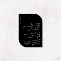 Before Sunrise: Wedding Info Card