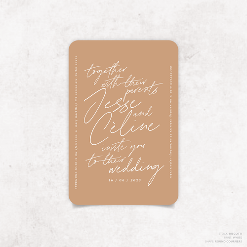 Before Sunrise: Wedding Invitation