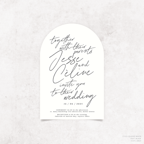 Before Sunrise: Wedding Invitation