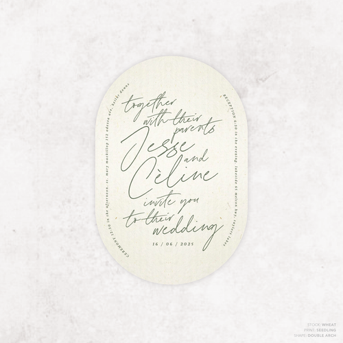 Before Sunrise: Wedding Invitation