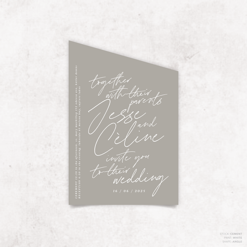 Before Sunrise: Wedding Invitation