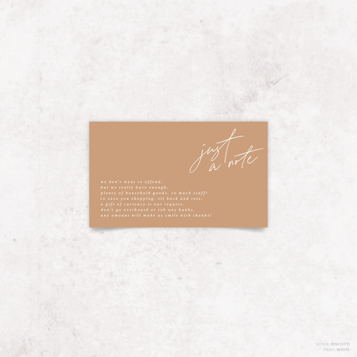 Before Sunrise: Wedding Note Card