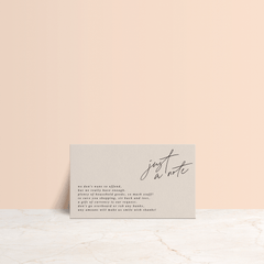 Before Sunrise: Wedding Note Card