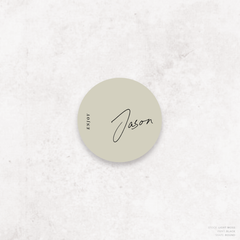 Before Sunrise: Wedding Place Card