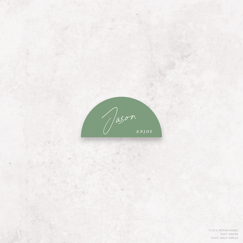 Before Sunrise: Wedding Place Card