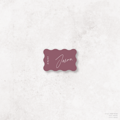 Before Sunrise: Wedding Place Card