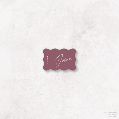 Before Sunrise: Wedding Place Card