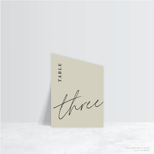 Before Sunrise: Wedding Table Number