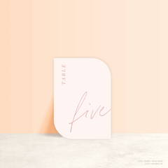 Before Sunrise: Wedding Table Number