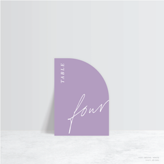 Before Sunrise: Wedding Table Number