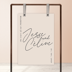 Before Sunrise: Wedding Welcome Sign