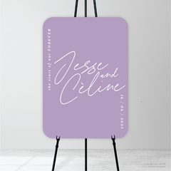 Before Sunrise: Wedding Welcome Sign