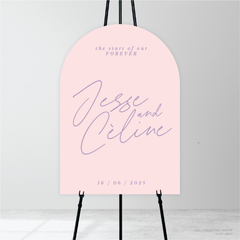 Before Sunrise: Wedding Welcome Sign