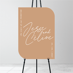 Before Sunrise: Wedding Welcome Sign